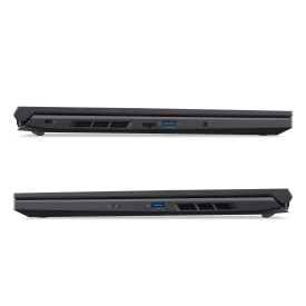 Лаптоп Acer Nitro 16 ANV16-41-R3NF, AMD Ryzen 5 8645HS, 16 инча, WQXGA (1920x1600) IPS, 165Hz, 16GB DDR5, 512GB SSD, RTX 3050 6GB GDDR6, Wi-Fi, BT, Black