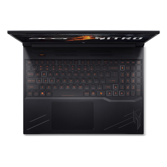 Лаптоп Acer Nitro 16 ANV16-41-R3NF, AMD Ryzen 5 8645HS, 16 инча, WQXGA (1920x1600) IPS, 165Hz, 16GB DDR5, 512GB SSD, RTX 3050 6GB GDDR6, Wi-Fi, BT, Black
