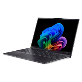 Лаптоп Acer Swift 16 AI, SF16-51-99ND, Intel Core Ultra 9 288V, 16 инча 2.8K OLED, 32GB DDR5, 1TB SSD, Windows 11 Home