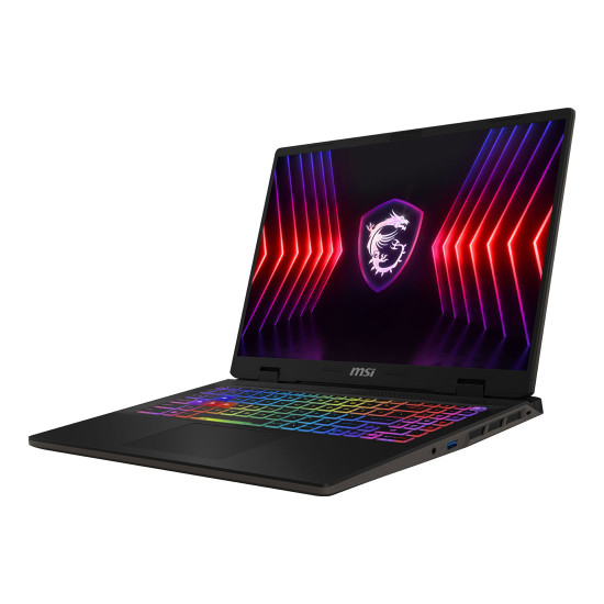 Лаптоп MSI Sword 16 HX B14VFKG, Intel Core i7-14700HX, RTX4060 8GB, 16 инча FHD+ 1920x1200, 144Hz IPS, 16GB RAM, 1TB SSD