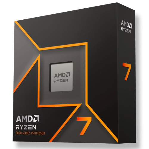 Процесор AMD Ryzen 7 9700X, 8 ядра / 16 нишки, 3.8GHz / 5.5GHz Boost, 32MB кеш, 65W, AM5