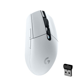 Безжична мишка Logitech G304 Lightsync, Бяла
