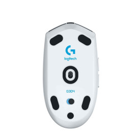Безжична мишка Logitech G304 Lightsync, Бяла
