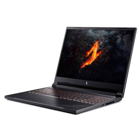 Лаптоп Acer Nitro V16 ANV16-61-R7A2, AMD Ryzen R5 340 AI, 16 инча, WUXGA (1920x1200) IPS, 165Hz, 16GB DDR5, 512GB SSD, RTX 4050 6GB, Wi-Fi 6E + BT, Black