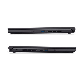 Лаптоп Acer Nitro V16 ANV16-61-R7A2, AMD Ryzen R5 340 AI, 16 инча, WUXGA (1920x1200) IPS, 165Hz, 16GB DDR5, 512GB SSD, RTX 4050 6GB, Wi-Fi 6E + BT, Black