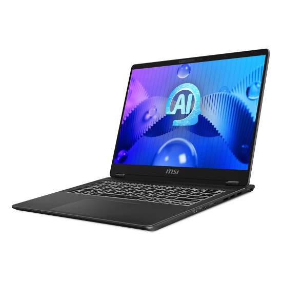 Лаптоп MSI Summit E13 AI Evo A1MTG, Intel Core Ultra 7 155H, 13.3 инча 16:10 FHD+ 1920x1200, Touchscreen, IPS, Intel Arc Graphics, 32GB LPDDR5, 1TB SSD, Windows 11 Pro