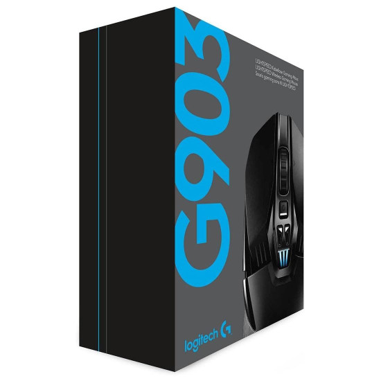 Безжична мишка Logitech G903 LIGHTSPEED, Black