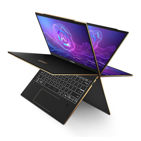 Лаптоп MSI Summit 13 AI+ Evo A2VMTG, Intel Core Ultra 7 258V, 13.3 инча FHD+ 1920x1200, Touchscreen, IPS, Intel Arc Graphics, 32GB LPDDR5x, 1TB SSD
