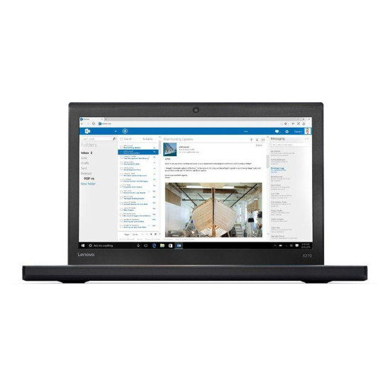 Реновиран лаптоп Lenovo ThinkPad X270, Intel Core i5-6300U, 8GB RAM, 256GB SSD, 12.5 инча (1920x1080), Windows 10 Pro