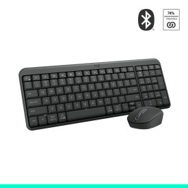 Комплект клавиатура и мишка Logitech MK250 Graphite, BG Layout