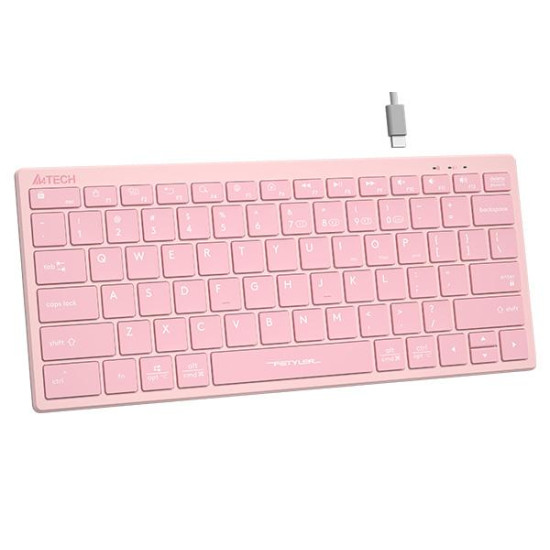 Безжична клавиатура A4Tech FBX51C FSTyler, Pink