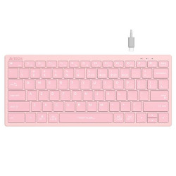 Безжична клавиатура A4Tech FBX51C FSTyler, Pink