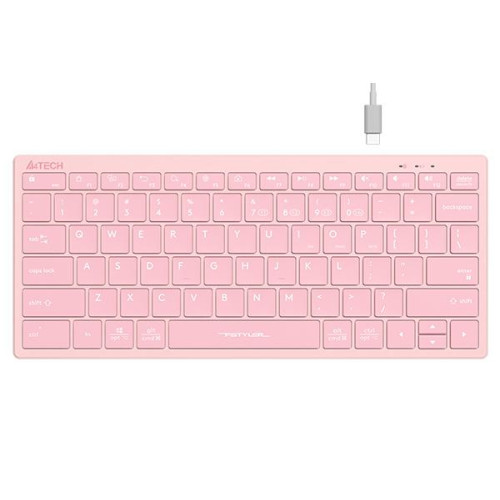 Безжична клавиатура A4Tech FBX51C FSTyler, Pink