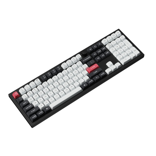 Безжична клавиатура Keychron Q6 HE QMK Gateron Double-Rail Magnetic суичове, Carbon Black, RGB