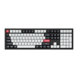 Безжична клавиатура Keychron Q6 HE QMK Gateron Double-Rail Magnetic суичове, Carbon Black, RGB