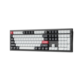 Безжична клавиатура Keychron Q6 HE QMK Gateron Double-Rail Magnetic суичове, Carbon Black, RGB