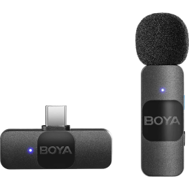Микрофон BOYA BY-V10, безжичен, USB-C