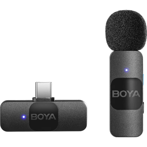 Микрофон BOYA BY-V10, безжичен, USB-C