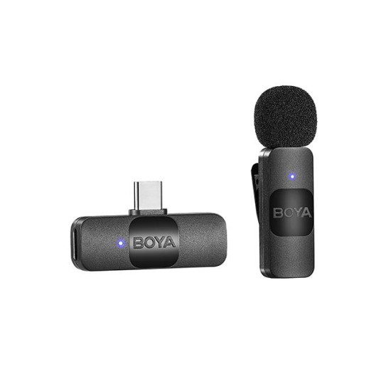Микрофон BOYA BY-V10, безжичен, USB-C