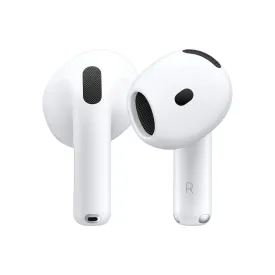 Безжични слушалки Apple AirPods 4, USB-C, White (MXP63ZM/A)