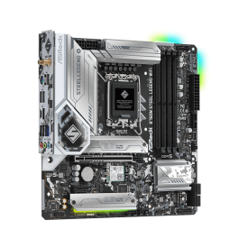 Дънна платка ASRock B760M Steel Legend WIFI, mATX, LGA1700, DDR5, PCIe 5.0, Wi-Fi 6E