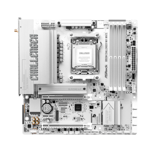 Дънна платка ASRock B850M CHALLENGER WIFI WHITE socket AM5