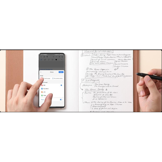Графичен таблет и бележник HUION Note X10