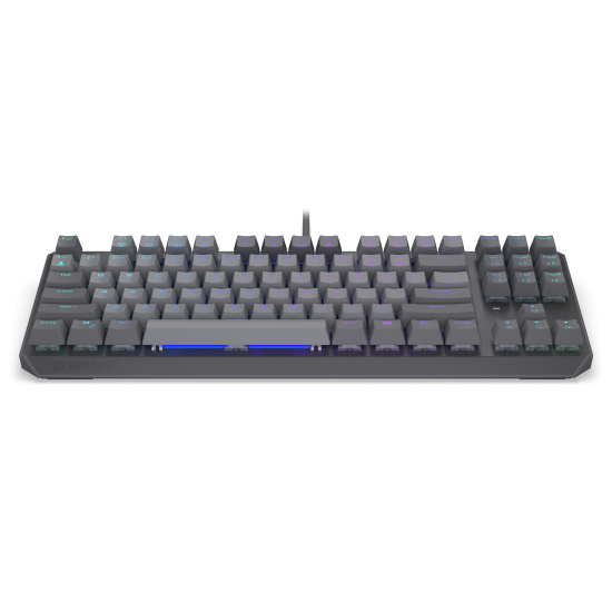 Клавиатура Endorfy Thock V2 TKL, PBT, Endorfy Red switch, US Layout, RGB, Gray