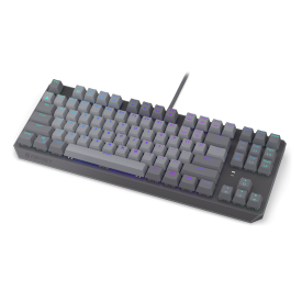 Клавиатура Endorfy Thock V2 TKL, PBT, Endorfy Red switch, US Layout, RGB, Gray