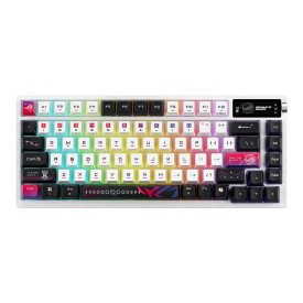 Безжична клавиатура ASUS ROG Azoth X, 75%, ROG NX Snow V2 Switch, RGB, White (90MP044F-BKUA30)