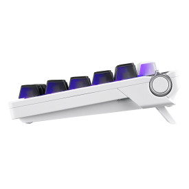 Безжична клавиатура ASUS ROG Azoth X, 75%, ROG NX Snow V2 Switch, RGB, White (90MP044F-BKUA30)