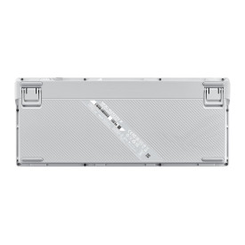 Безжична клавиатура ASUS ROG Azoth X, 75%, ROG NX Snow V2 Switch, RGB, White (90MP044F-BKUA30)