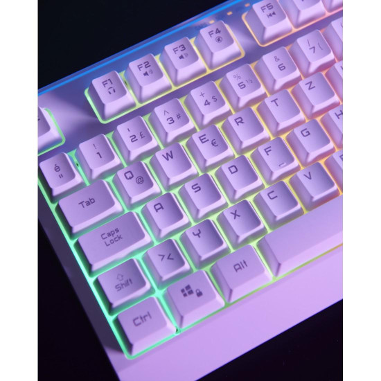 Клавиатура HAMA uRage Exodus 220 TKL, HAMA-217819, USB, RGB, White
