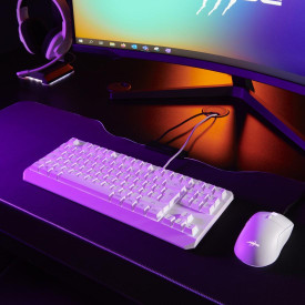 Клавиатура HAMA uRage Exodus 220 TKL, HAMA-217819, USB, RGB, White