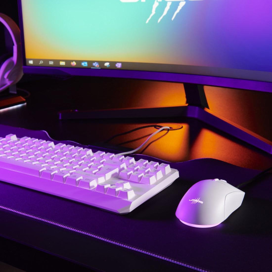 Клавиатура HAMA uRage Exodus 220 TKL, HAMA-217819, USB, RGB, White
