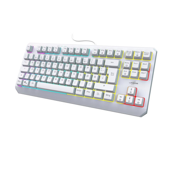 Клавиатура HAMA uRage Exodus 220 TKL, HAMA-217819, USB, RGB, White