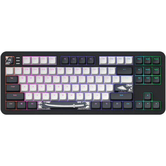 Клавиатура Dark Project ALU87B Bushido, Black, RGB