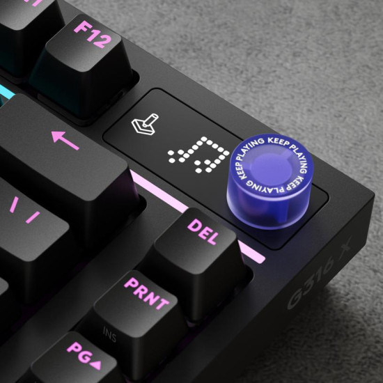 Клавиатура Logitech G316 X 75, 75%, Hot-Swappable Tactile Switch, RGB, Black (920-014281)