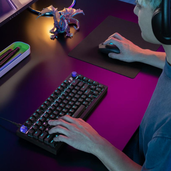 Клавиатура Logitech G316 X 75, 75%, Hot-Swappable Tactile Switch, RGB, Black (920-014281)