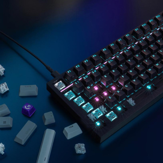Клавиатура Logitech G316 X 75, 75%, Hot-Swappable Tactile Switch, RGB, Black (920-014281)