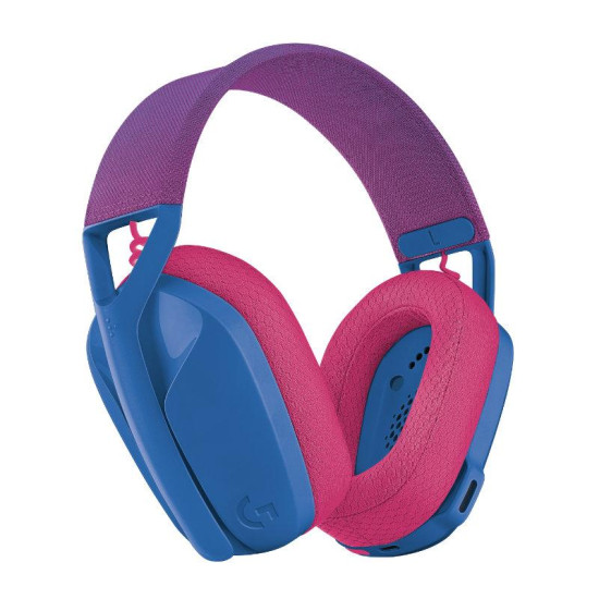 Безжични слушалки Logitech G435 Lightspeed Wireless, USB, Blue/Magenta