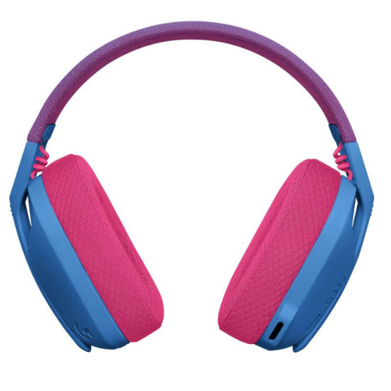 Безжични слушалки Logitech G435 Lightspeed Wireless, USB, Blue/Magenta