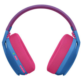 Безжични слушалки Logitech G435 Lightspeed Wireless, USB, Blue/Magenta