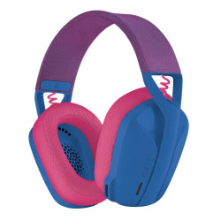 Безжични слушалки Logitech G435 Lightspeed Wireless, USB, Blue/Magenta