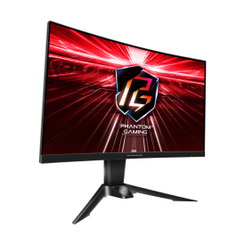 Монитор ASRock PG27Q15R2A, 27 инча, QHD 2560X1440, 165Hz, 1ms, 1500R VA