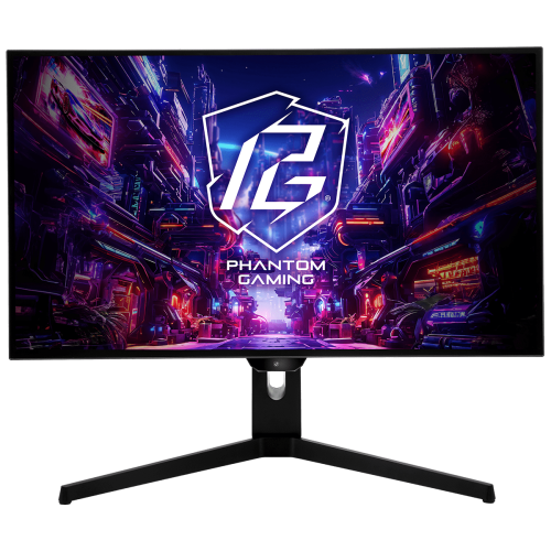Монитор ASRock PGO27QFS, WOLED, 27 инча, 2560x1440, 240Hz, 0.03ms, FreeSync Premium Pro, HDMI/DP