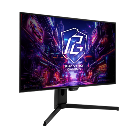 Монитор ASRock PGO27QFS, WOLED, 27 инча, 2560x1440, 240Hz, 0.03ms, FreeSync Premium Pro, HDMI/DP