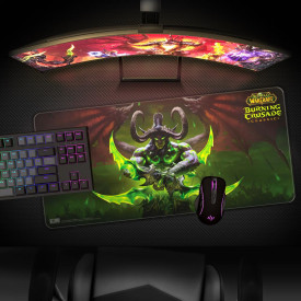 Подложка за мишка Blizzard World of Warcraft Burning Crusade - Illidan XL, 900x420x4 mm (FBLMPWOWILLID21XL)