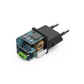 Зарядно HAMA 201985, USB-C, PD/Qualcomm, 25 W, черен