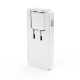 Зарядно HAMA 201976, 65W, 2x USB-C, 1x USB-A, PD, плоско, бяло
